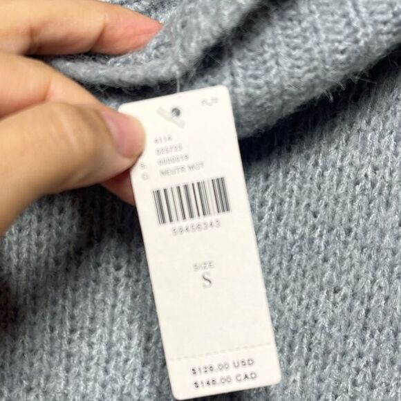 Anthropologie Sunday in Brooklyn Ashley Colorblocked Sweater Neutral Motif S NWT - Picture 9 of 13